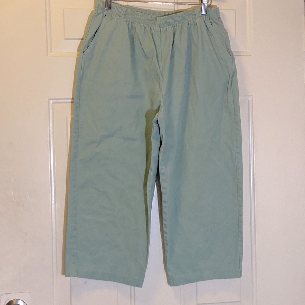 4/X$30 Vintage Y2k Briggs New York Woman Cropped Pants Size 8